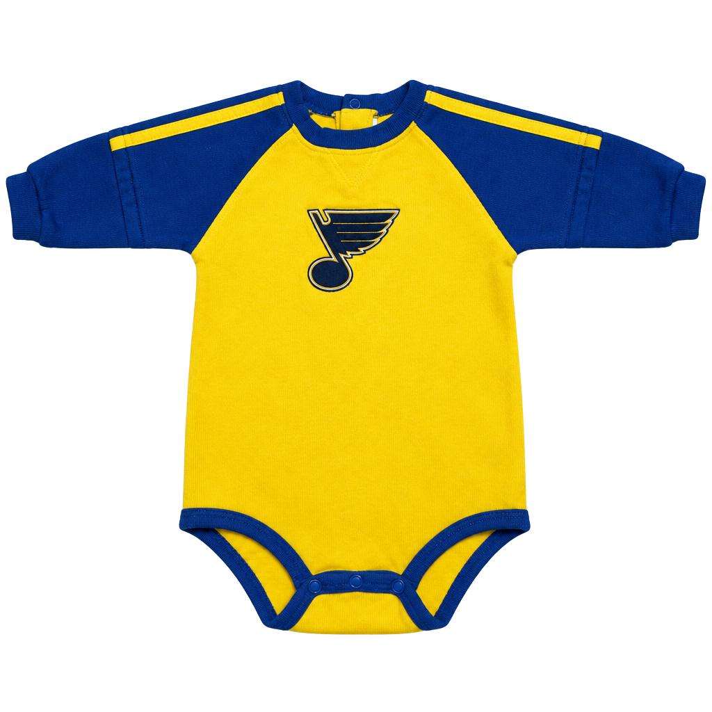 Kid Sports Inc St Louis Blues Bodysuit Size 3/6 Mos NHL Baby Romper 1