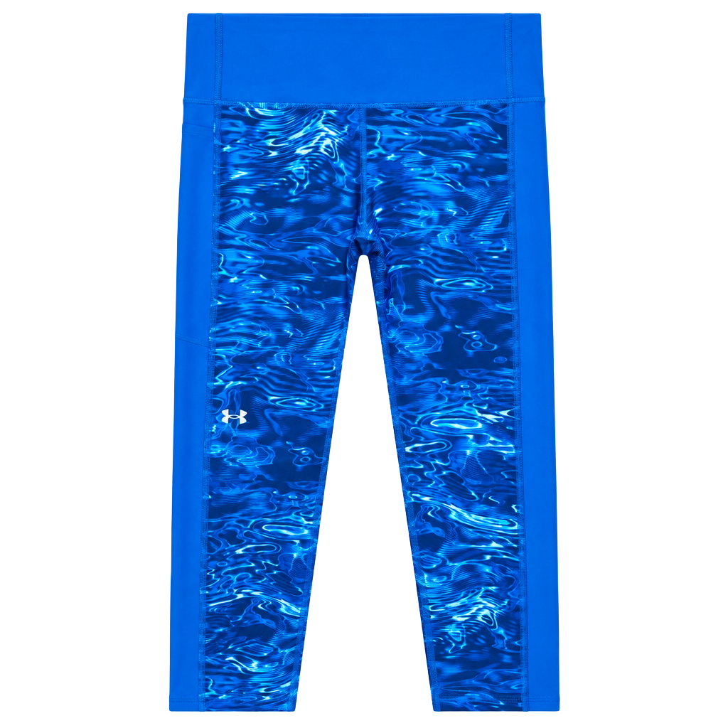 Under Armour HeatGear Compression Leggings Size MD Blue Water Print 1