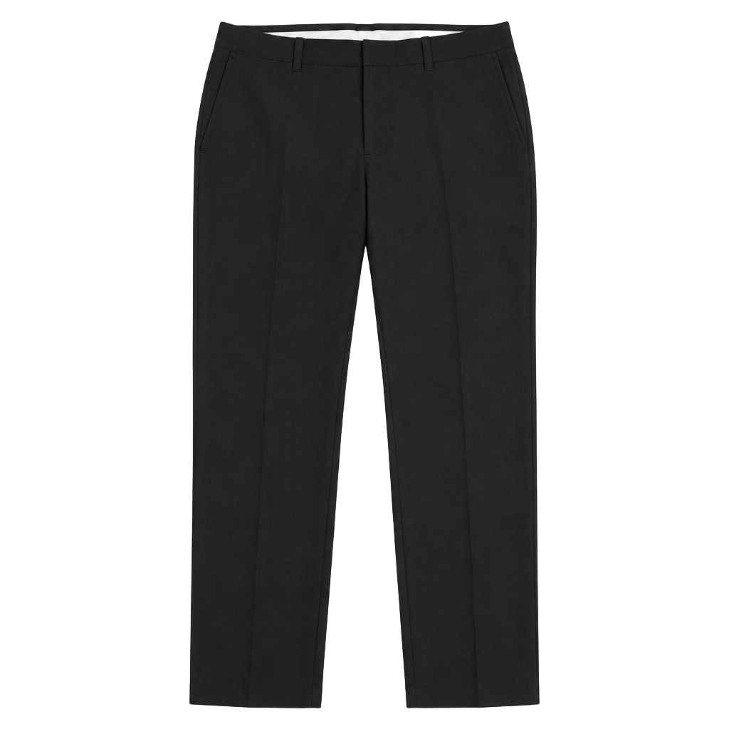Men’s Linea Uomo Kevin 1P Dress Pants Size 46R 40W Black 1