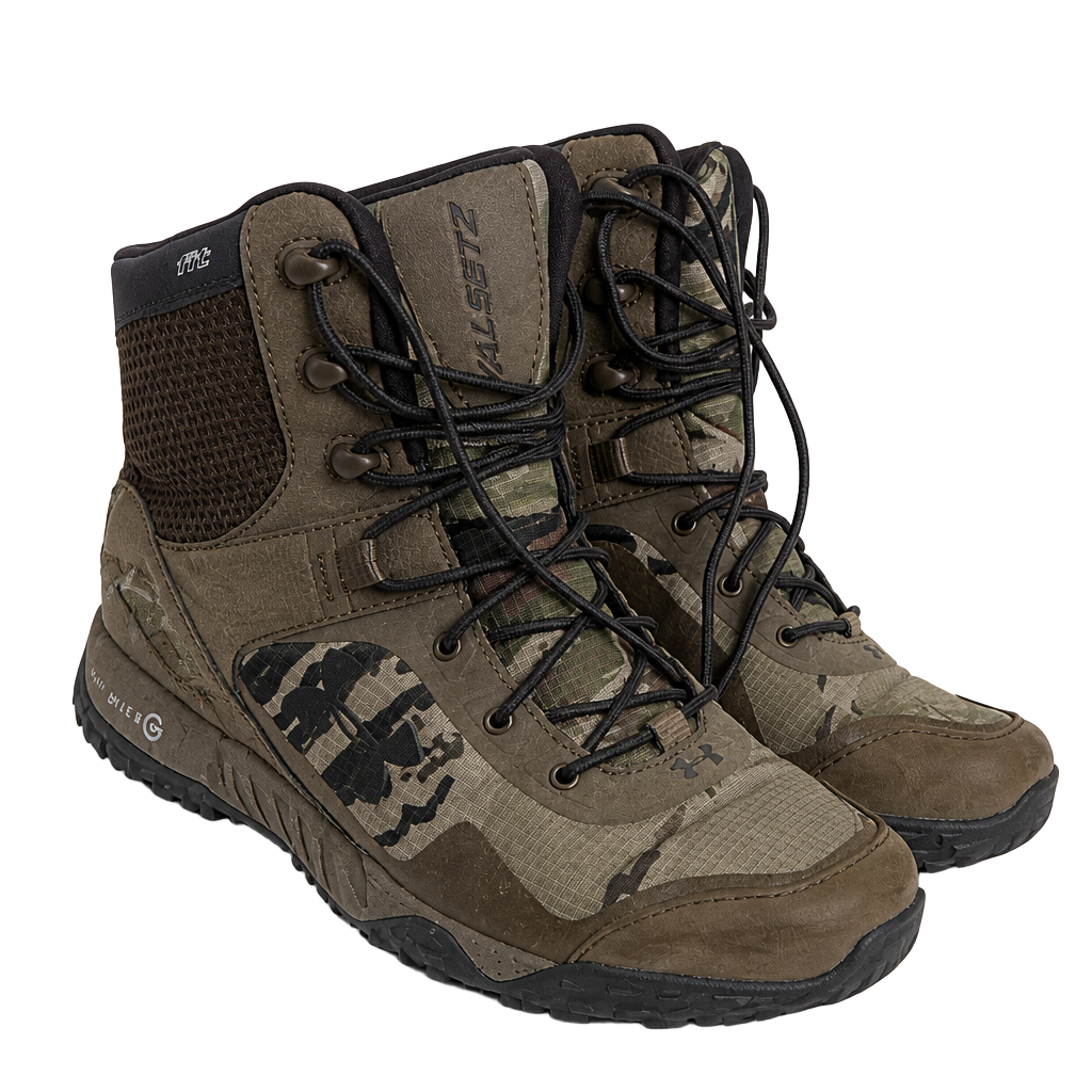 Under Armour Valsetz RTS Ridge Reaper Camo Barren Tactical Boots Size 10 1