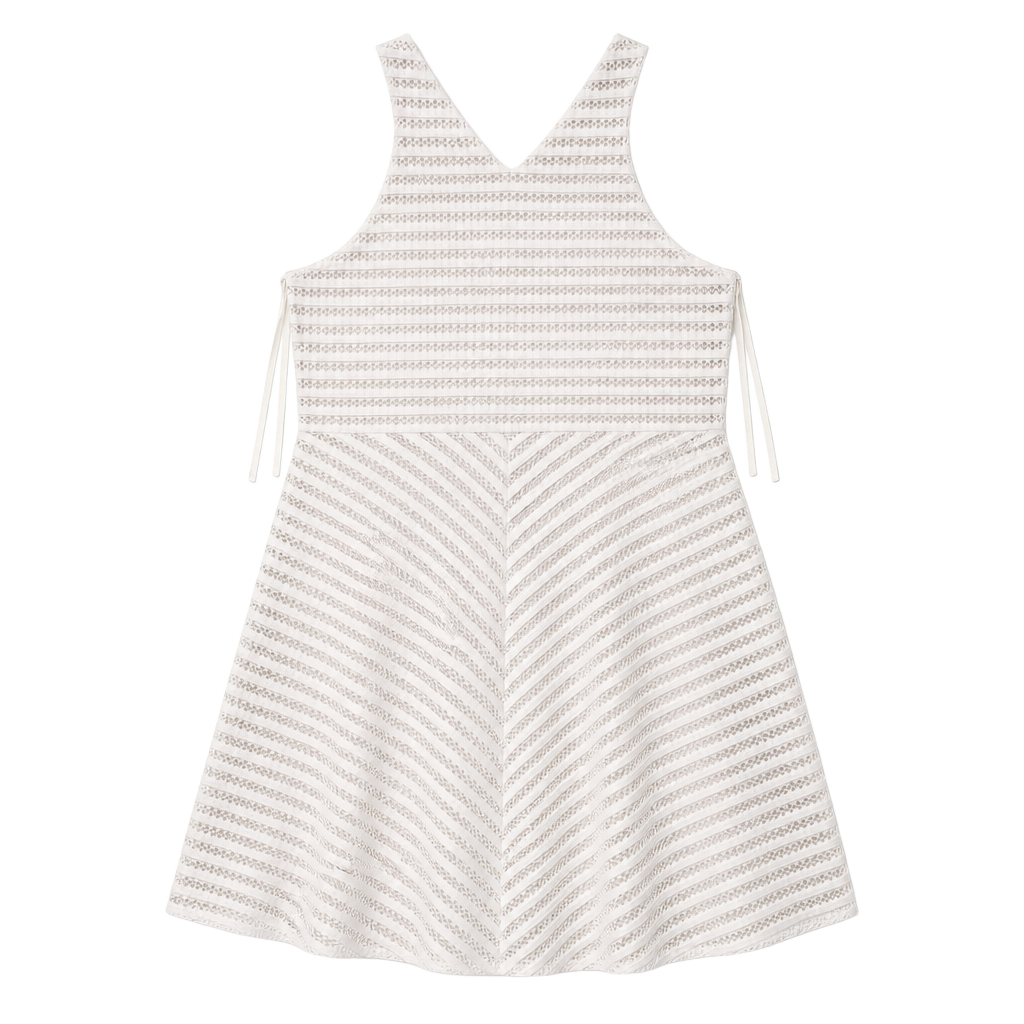 Lilly Pulitzer NWT Crochet Stripe Knit Megyn White XL 1