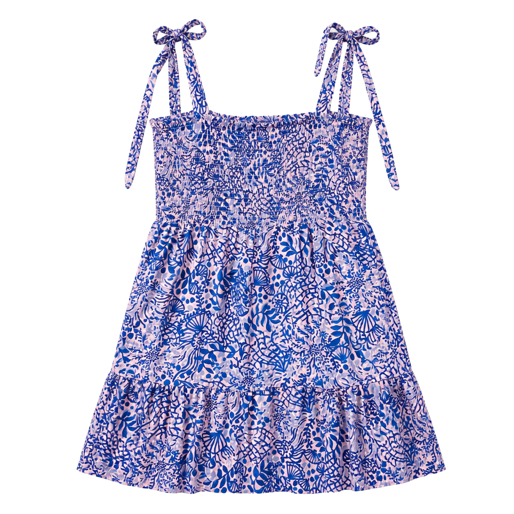 Lilly Pulitzer Kailua Smocked Dress XL NWT 1