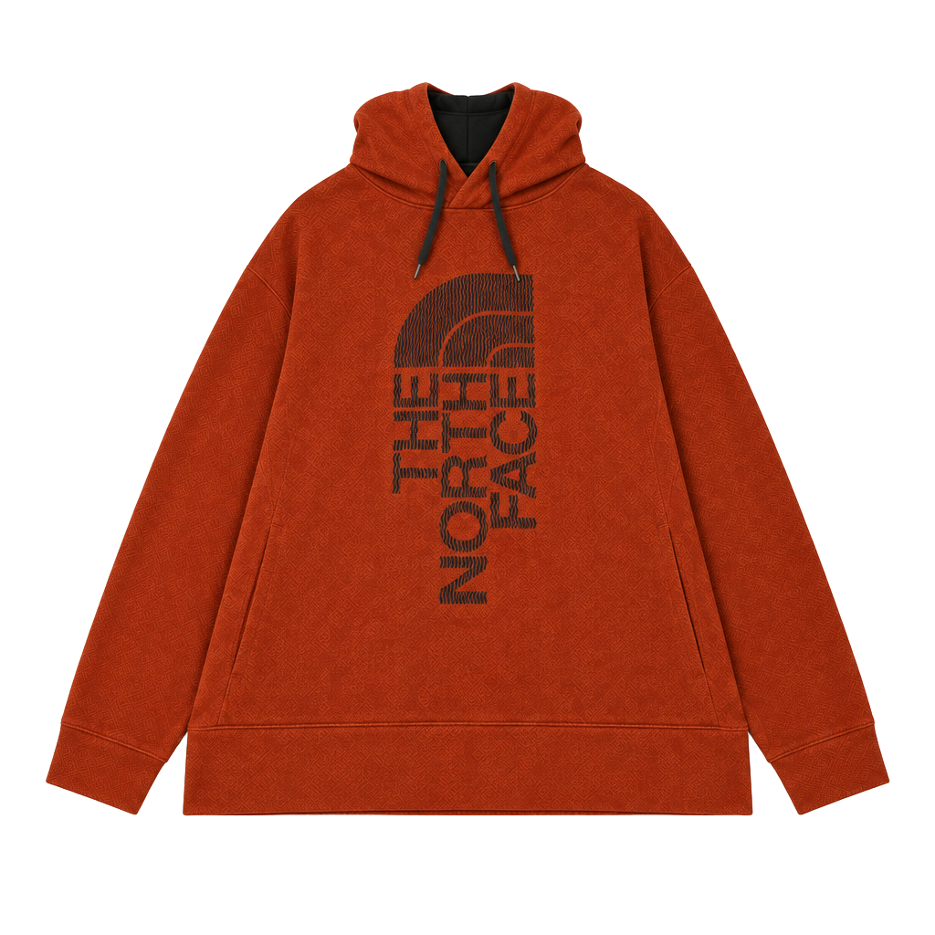 The North Face Men's Trivert Pullover Hoodie Brick House Red XXL 1