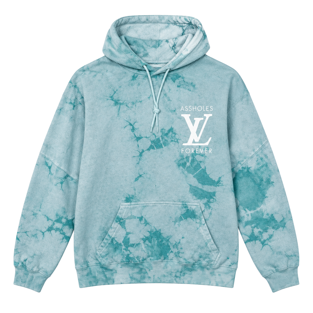 Louis Vuitton Assholes Forever Tie-Dye Hoodie 1
