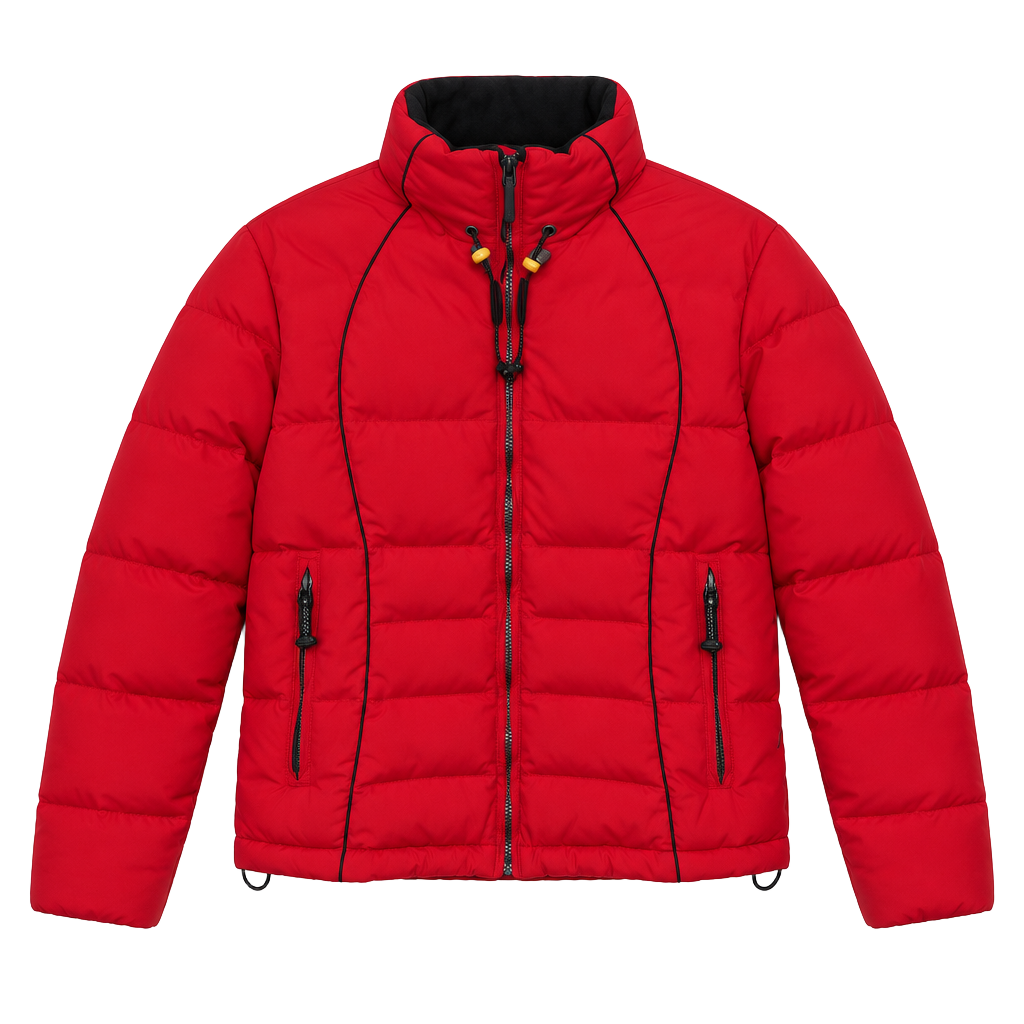 Obermeyer ATC Ski Jacket Size 8 Red Goose Down 1