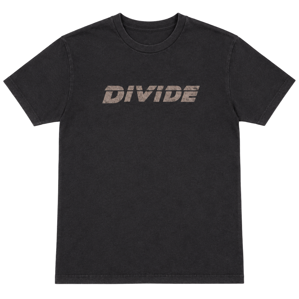 Next Level Apparel Divide Graphic T-Shirt Size M Black 1