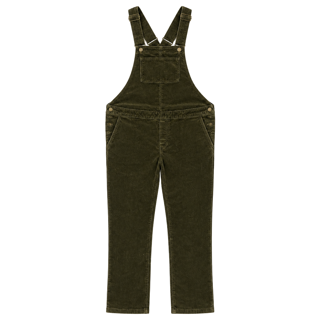 Hatch The Selma Cord Overall Brown Corduroy 1