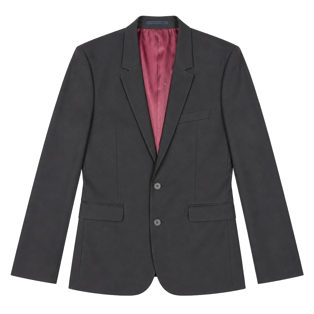 ASOS DESIGN Men's Black Two-Button Suit Blazer Jacket Size US 38R
150-G 1