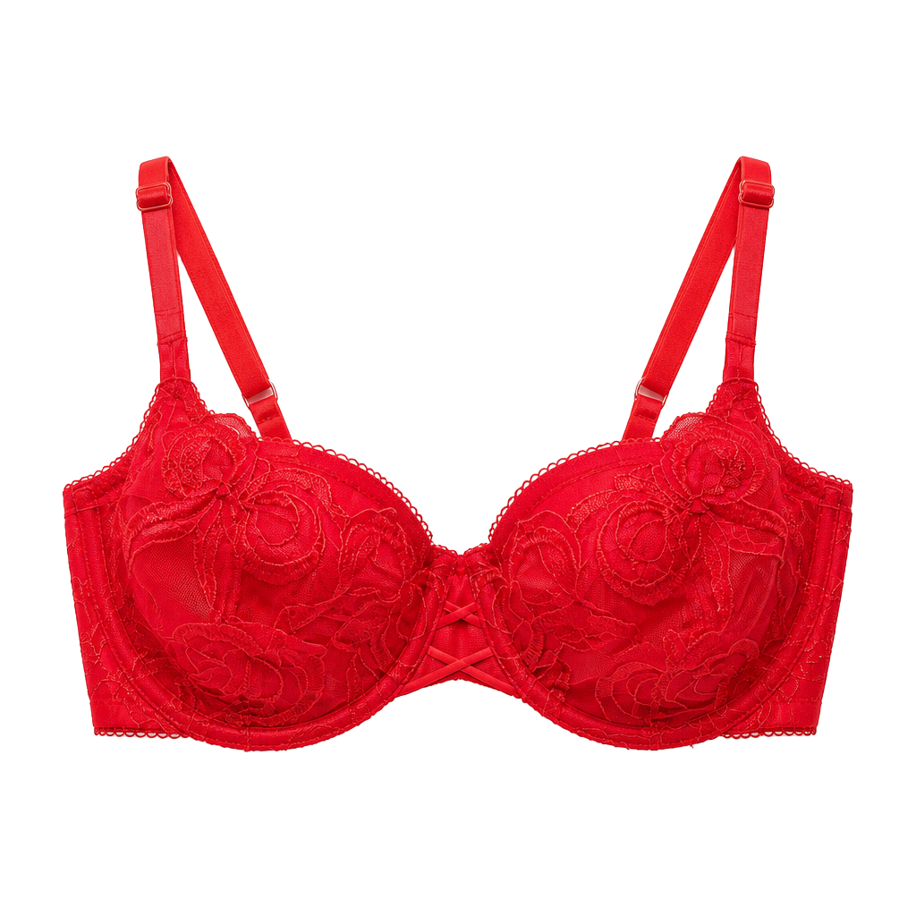 Victoria's Secret Dream Angels Push-Up Without Padding Bra 38DDD Red 1