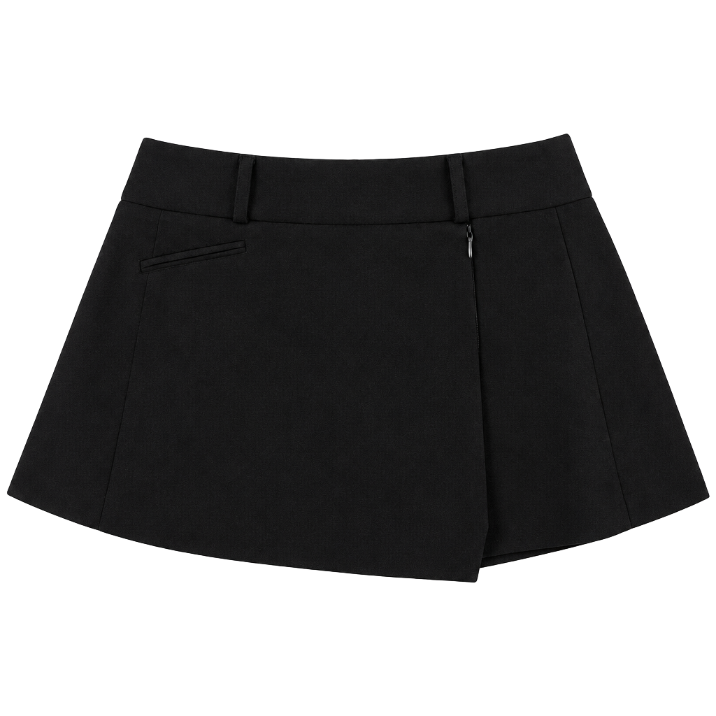 Starbelle Pleated Skort Size XL Black 1