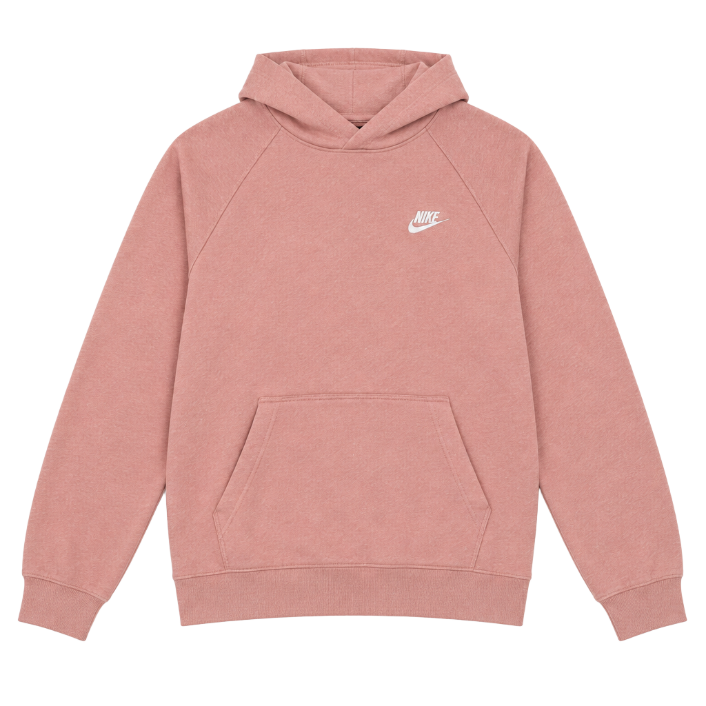 Nike Hoodie Sweatshirt Size L Pink Funnel Neck Pocket 1