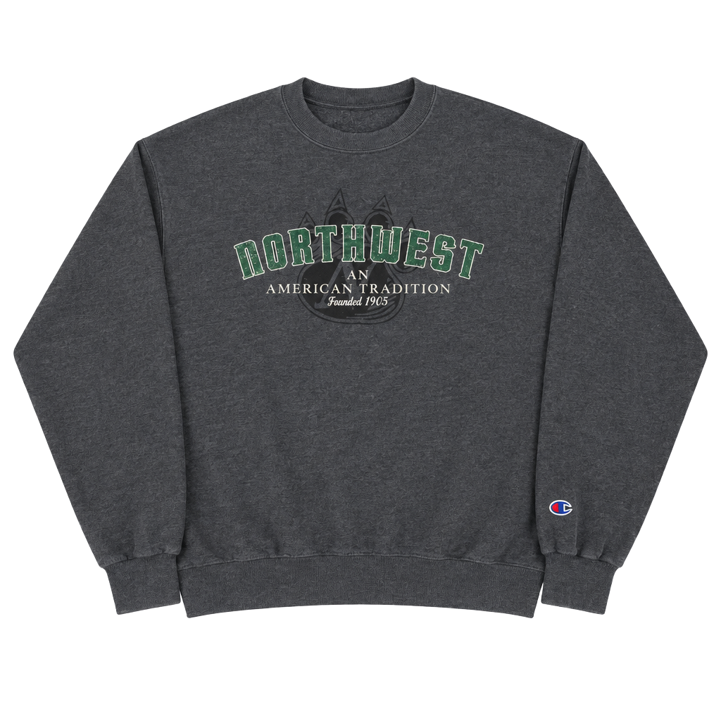 Champion Northwest Sweatshirt Size XL Grey Crewneck 1