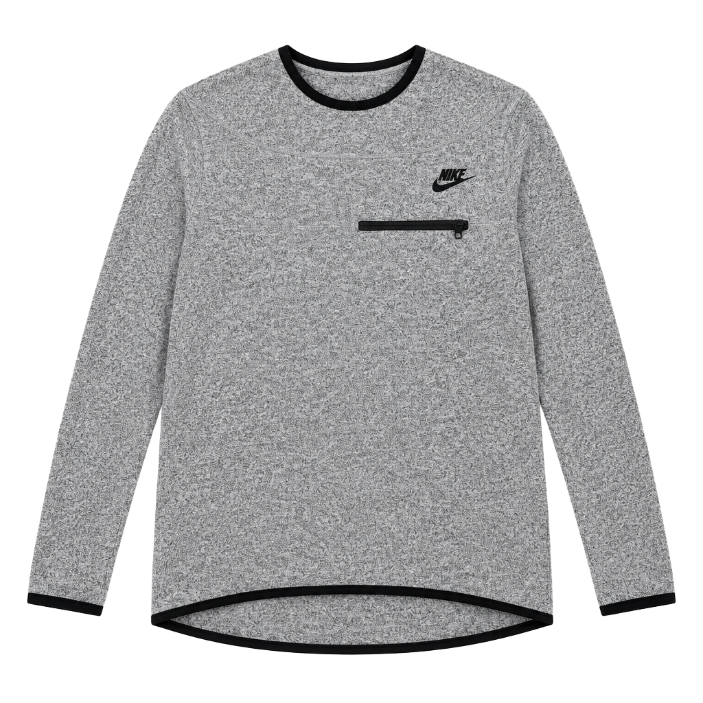 Nike Tech Fleece Hoodie Grey Melange Size S 1
