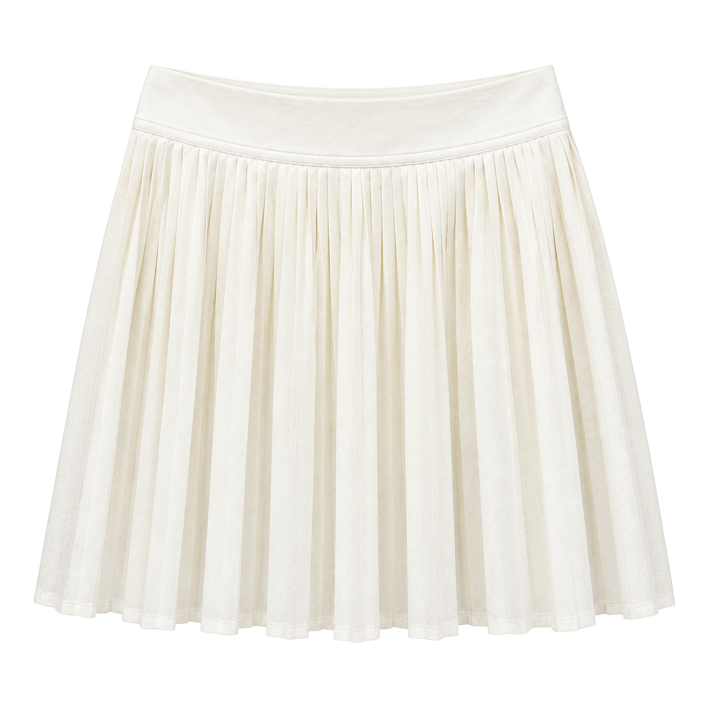 Lululemon Pleated High-Rise Tennis Skort Size 2 White Athletic Skirt 1