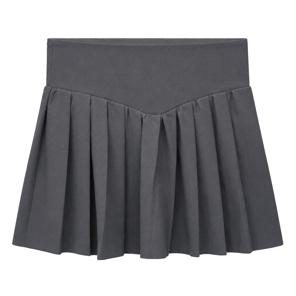 Oysho Pleated Skort Size S Black Athletic Skirt Shorts 1