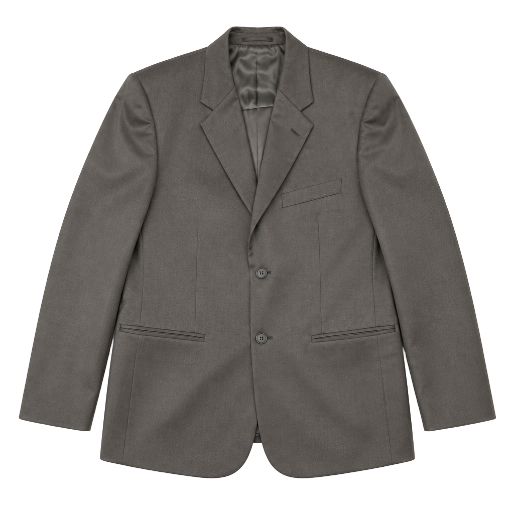 Tasso Elba 100% Pure New Wool Men's Gray Sport Coat Blazer 1