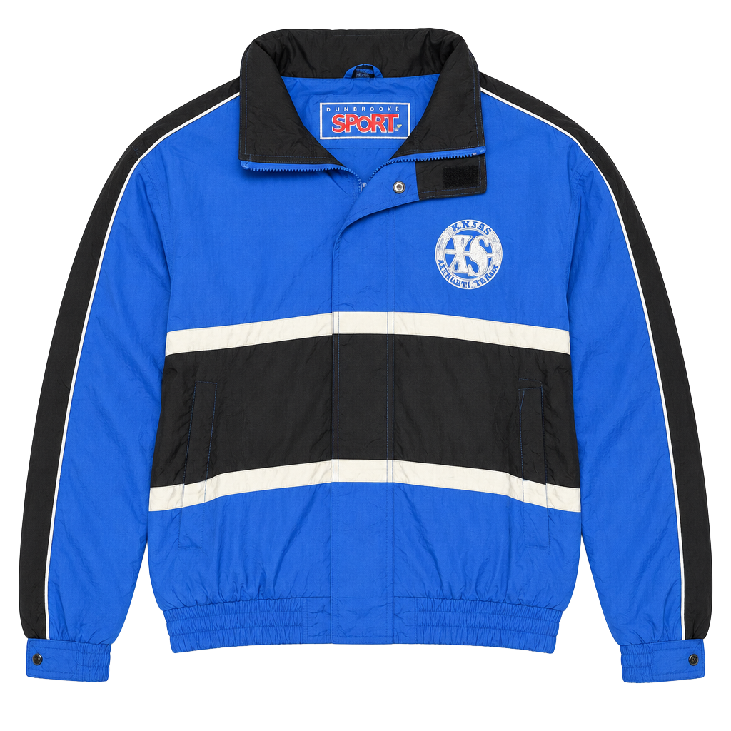 Dunbrooke Sport Exiss Aluminum Trailers Windbreaker Jacket Size L 1