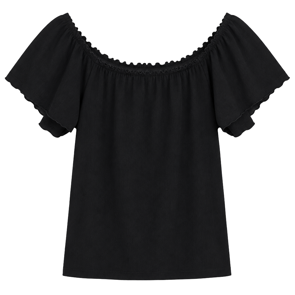 SHEIN Black Off The Shoulder Blouse Size L 40/42 8/10 1