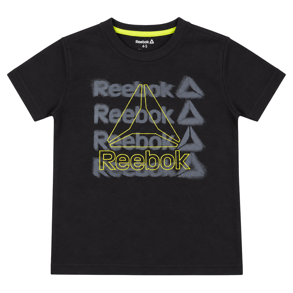 Reebok Graphic T-Shirt Size 4/5 Black 1