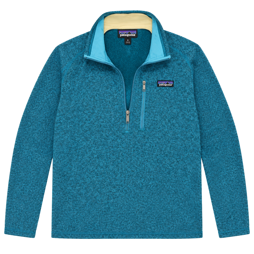 Patagonia Better Sweater 1/4-Zip Pullover Size XL Blue Fleece 1