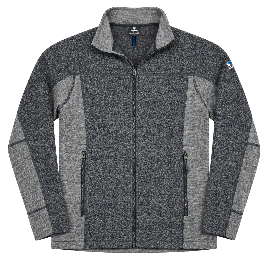 Kuhl Full Zip Fleece Jacket Size S Gray Wool Blend 1