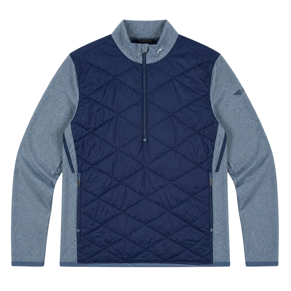 Kjus Release Half Zip Jacket Steel Blue/Atlanta Olympic Club Size 50 / Medium 1