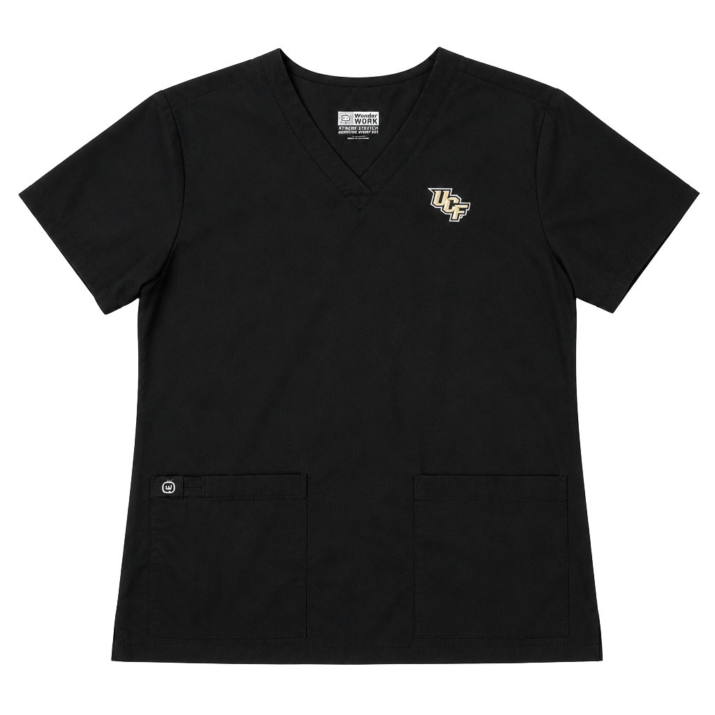 University Of Central Florida Helix 1-Pocket Scrub Top - 1