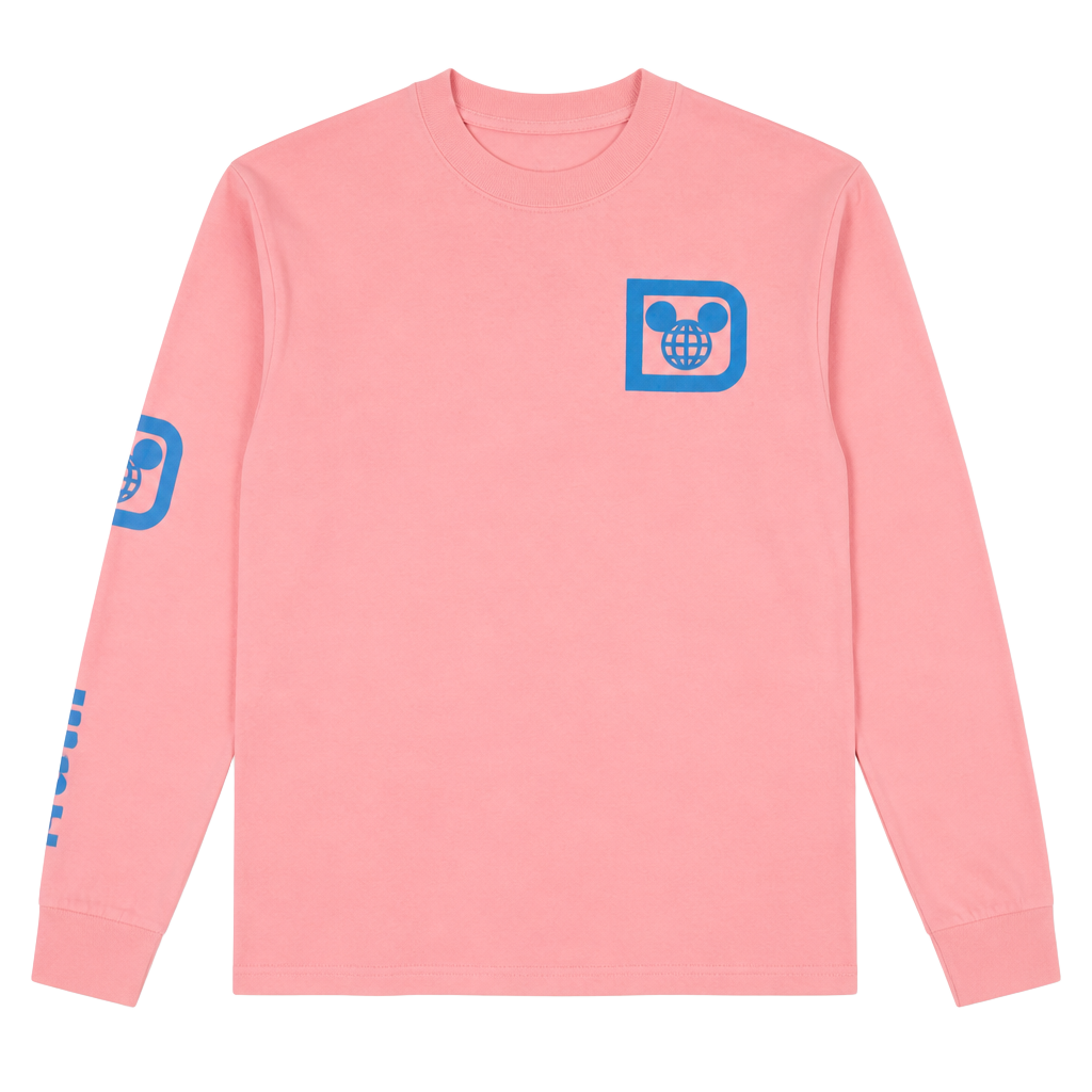 Walt Disney World Mickey Mouse Pink Long Sleeve T-Shirt 1