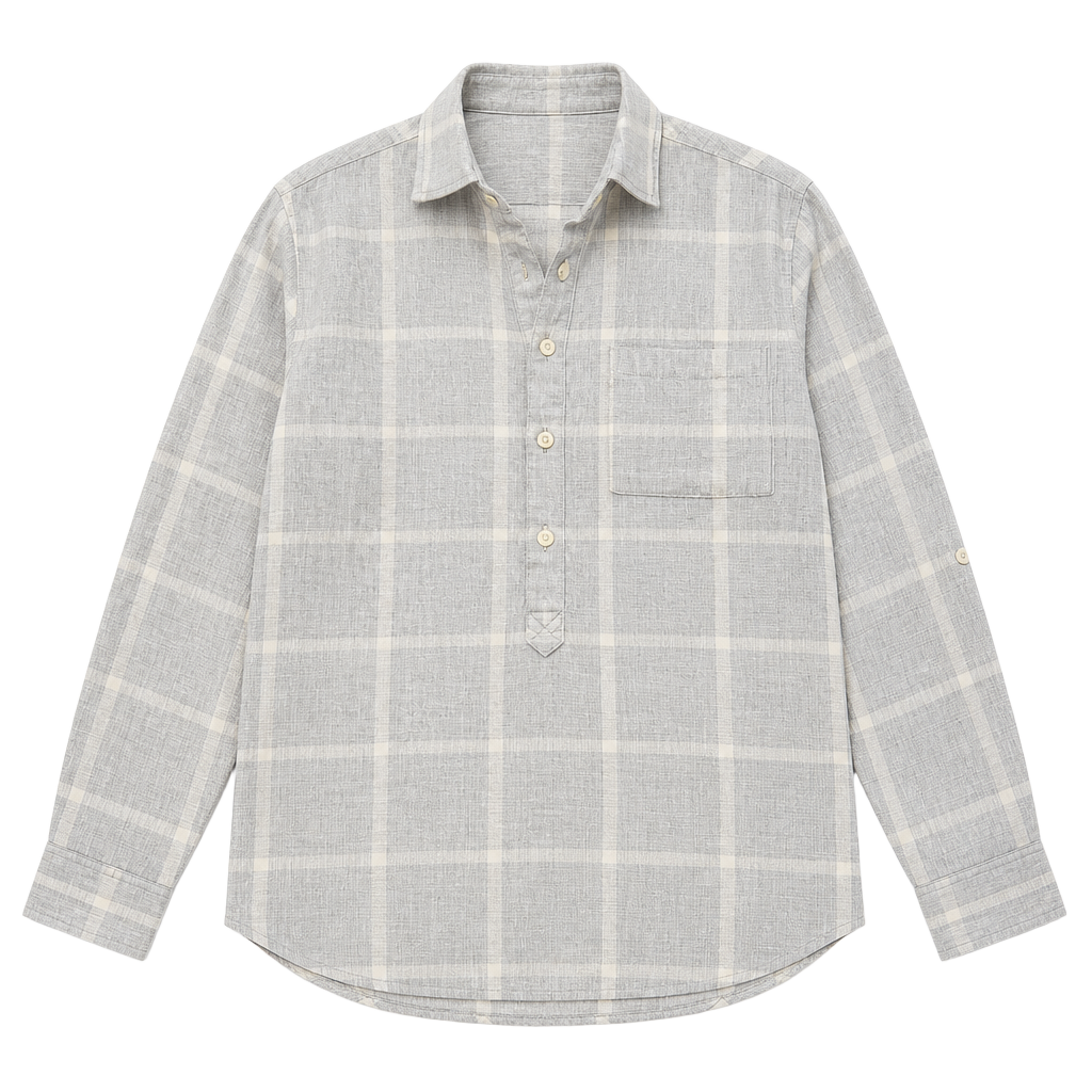 Tommy Hilfiger Plaid Blouse Size M Gray Long Sleeve Button Down Shirt 1
