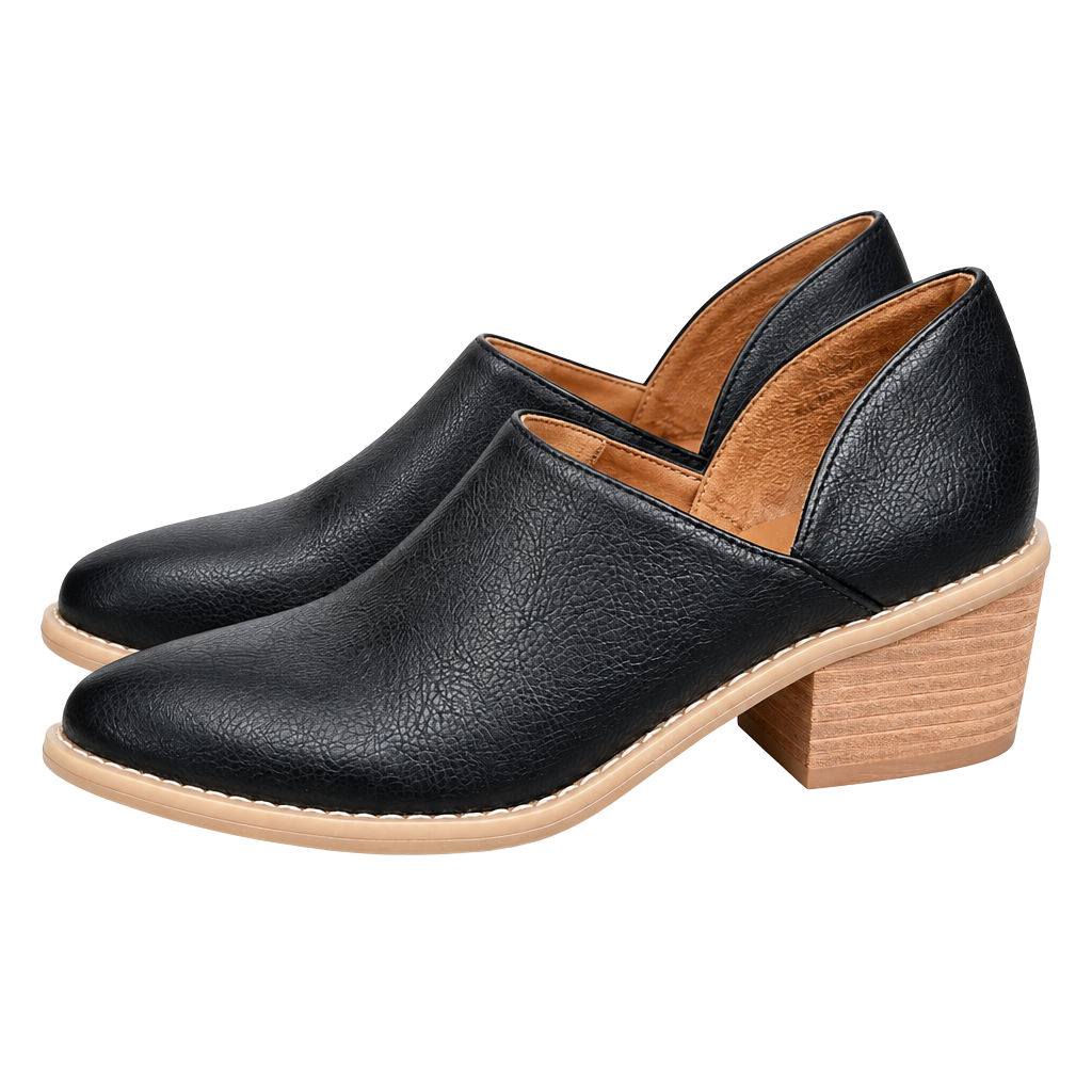 Cynthia Rowley Eddie Black Ankle Block Heel Booties 1