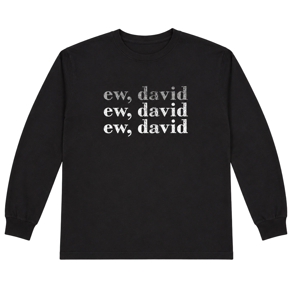 Port & Company Ew David Sweatshirt Size 2XL Black Schitt's Creek 1