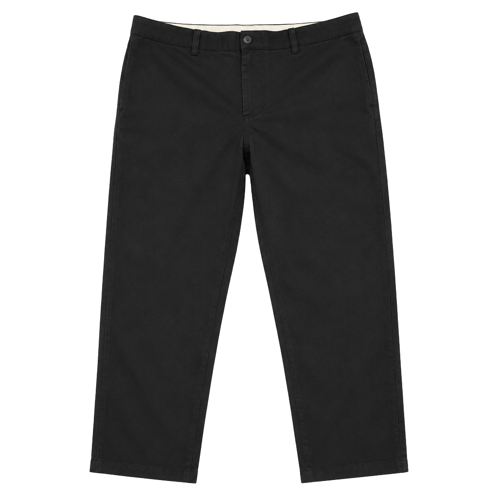 George Casual Pants Size 48x30 Black Stretch Cotton Blend 1