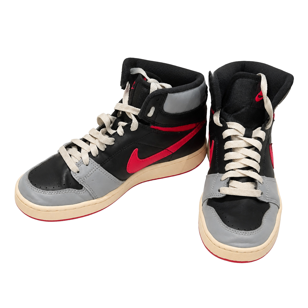 Nike Backboard High Top Shoes Pink Grey Womans Size 8.5 1