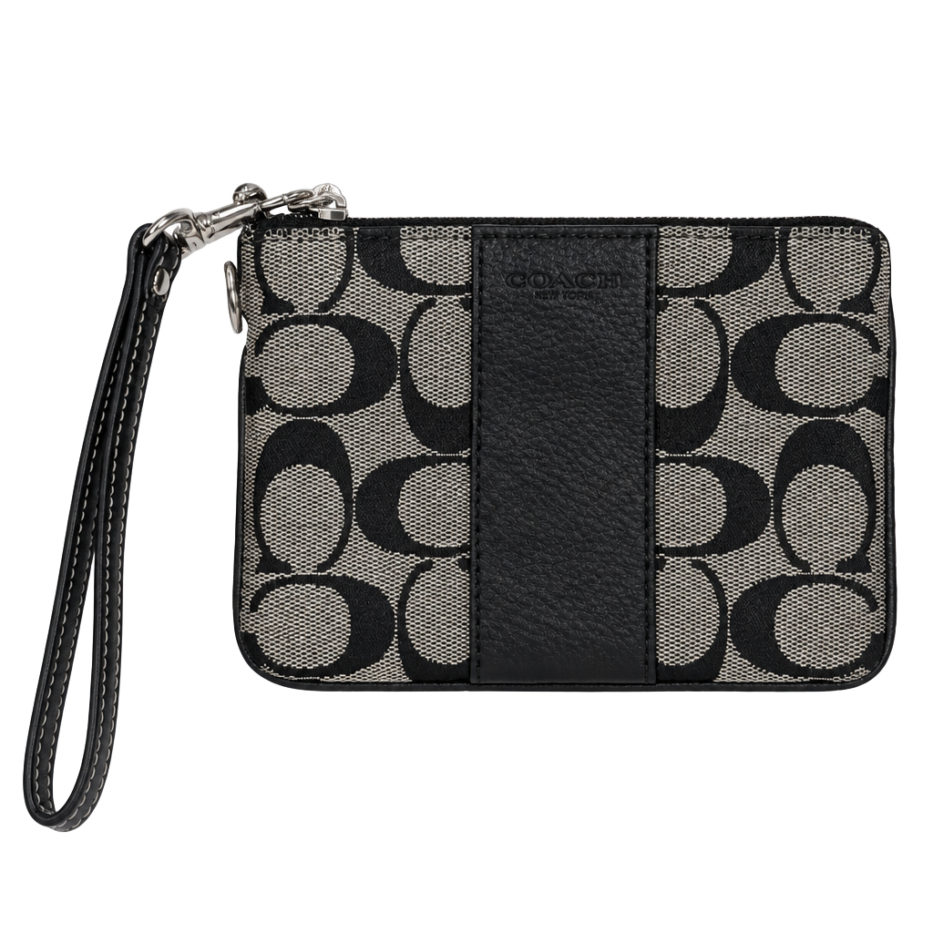 Coach Signature Canvas Wristlet 1