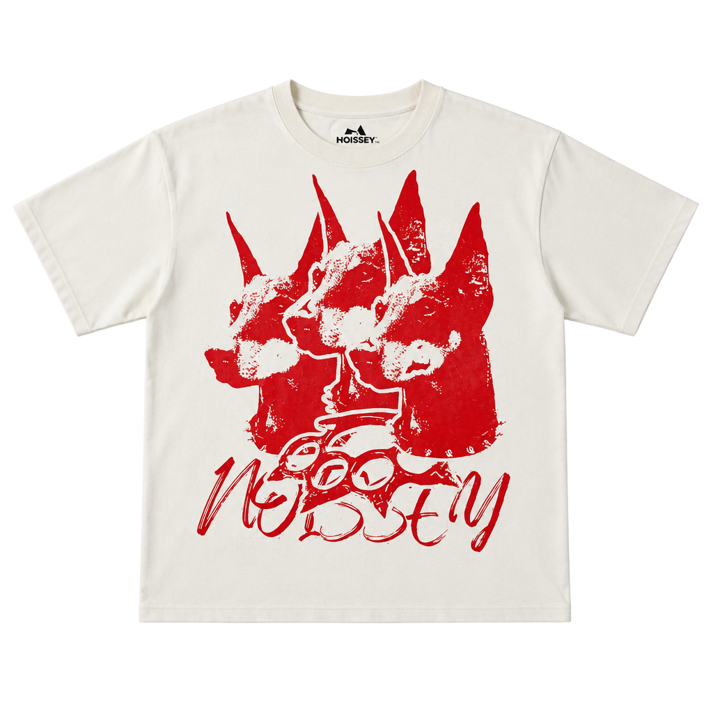 Noissey Bounce Back Three Doberman Red T-Shirt Size XL 1