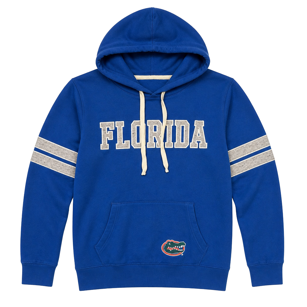 Colosseum Athletics Florida Gators Hoodie | Royal Blue | Size M | Applique Lettering
1