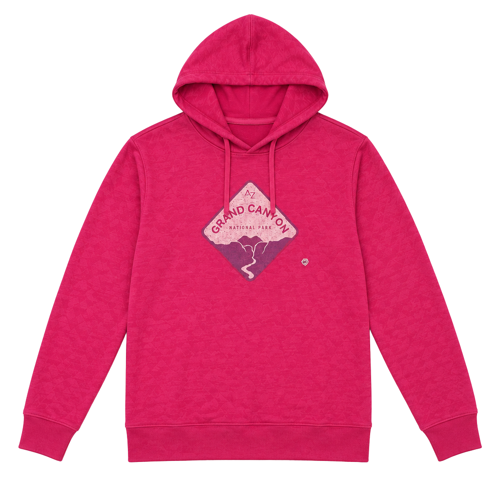 The North Face Grand Canyon Hoodie Size XL Pink National Park 1