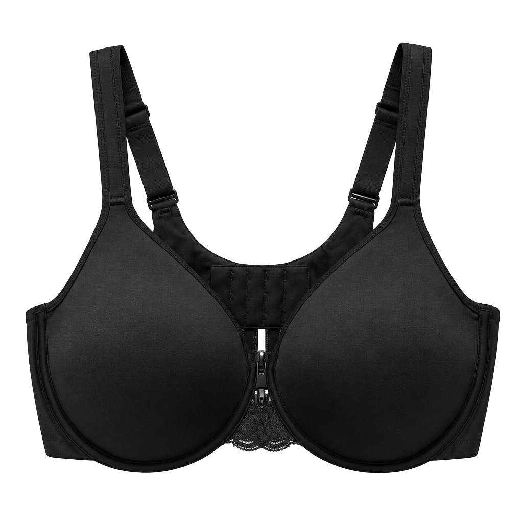WU57 42C Bali Beauty Smoothing Underwire Bra Black NWT 1