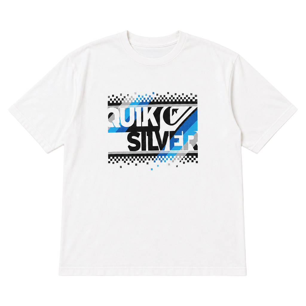 Quiksilver Graphic Logo T-Shirt White XL 1