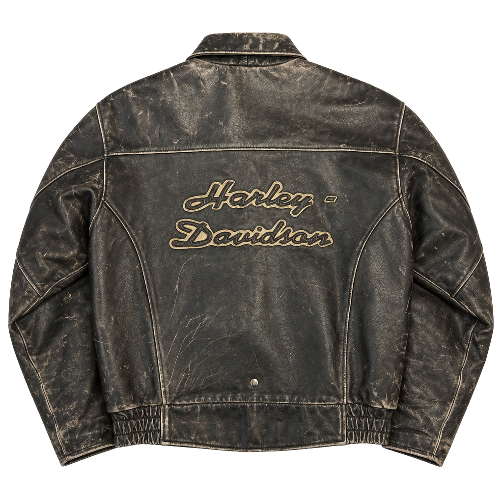 Vintage Harley-Davidson Leather Motorcycle Jacket 1