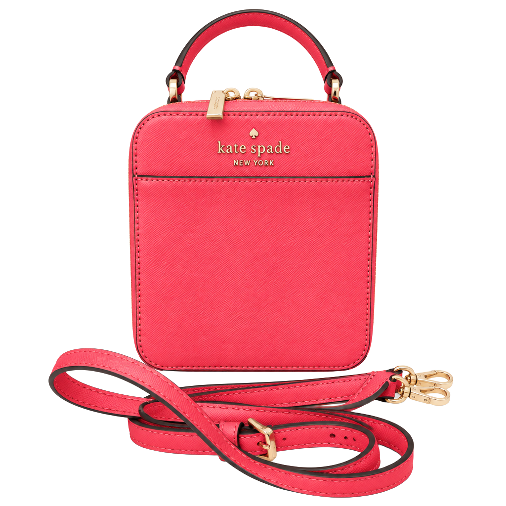 Kate Spade Daisy Vanity Crossbody Bag - Pink Saffiano Leather 1