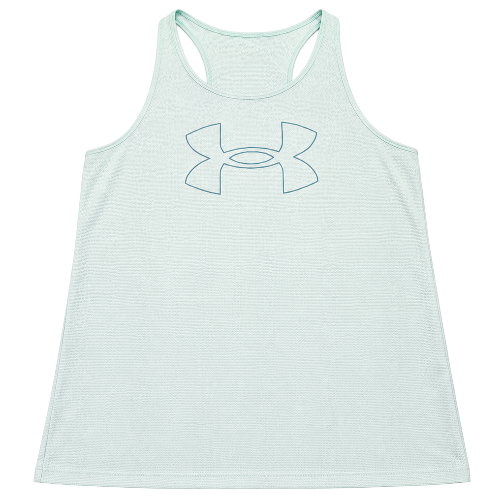 Under Armour HeatGear Tank Top Size YXL Light Blue 1