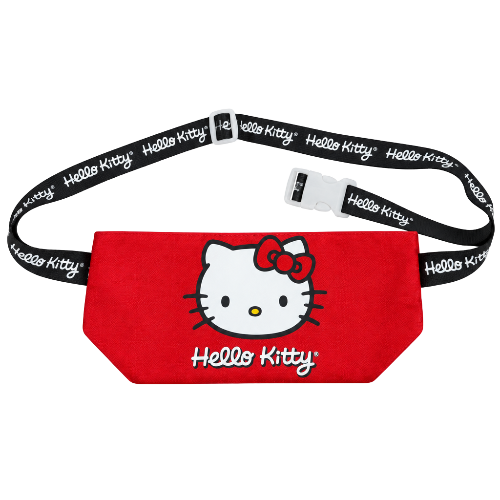 Sanrio Hello Kitty Fanny Pack Red Metallic Waist Bag 1