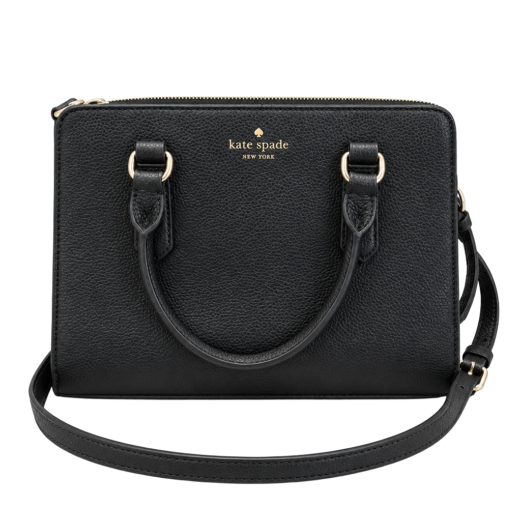 Kate Spade Mulberry Street Black Pebbled Leather Satchel 1