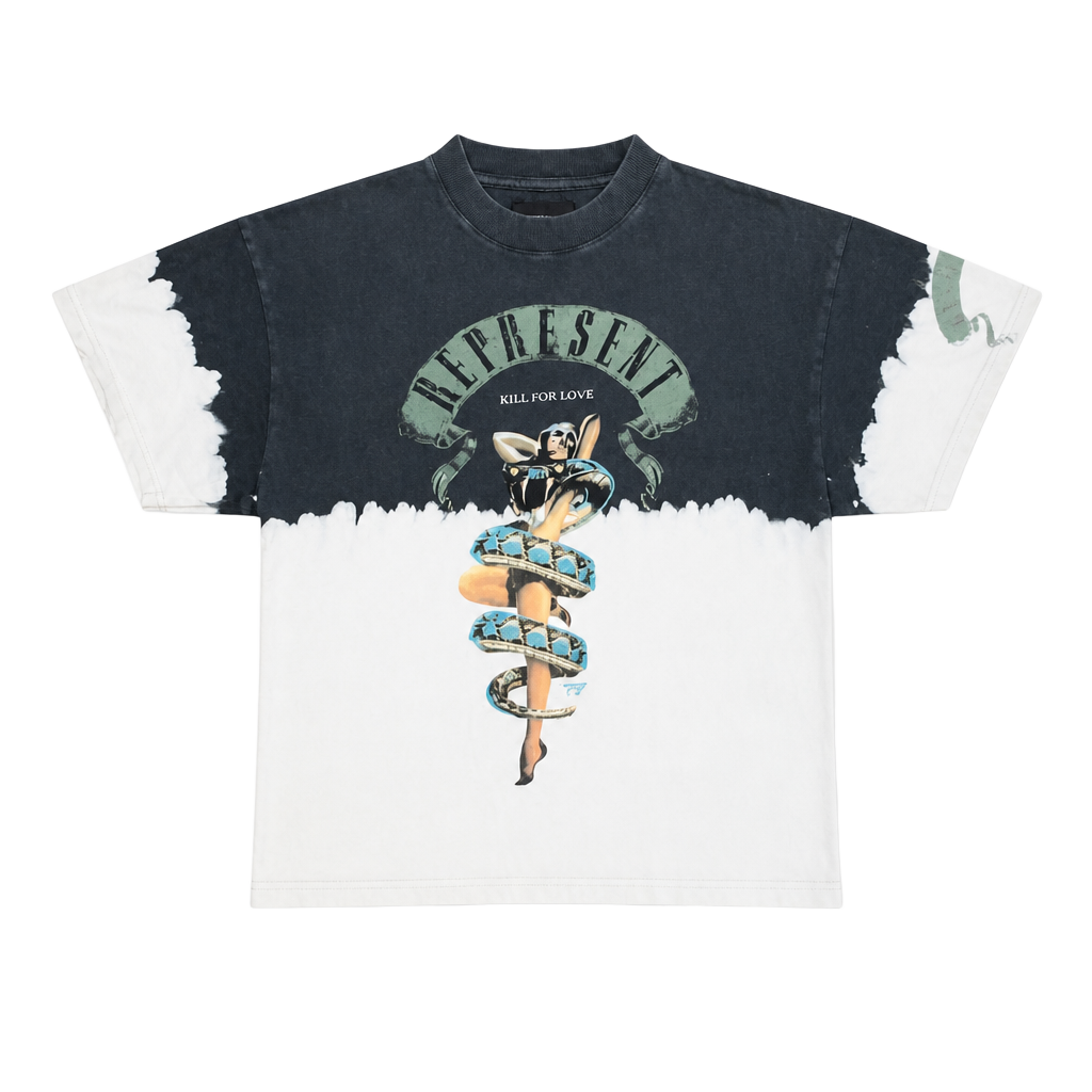Represent Clo. Kill For Love Graphic T-Shirt Dip-Dye 1
