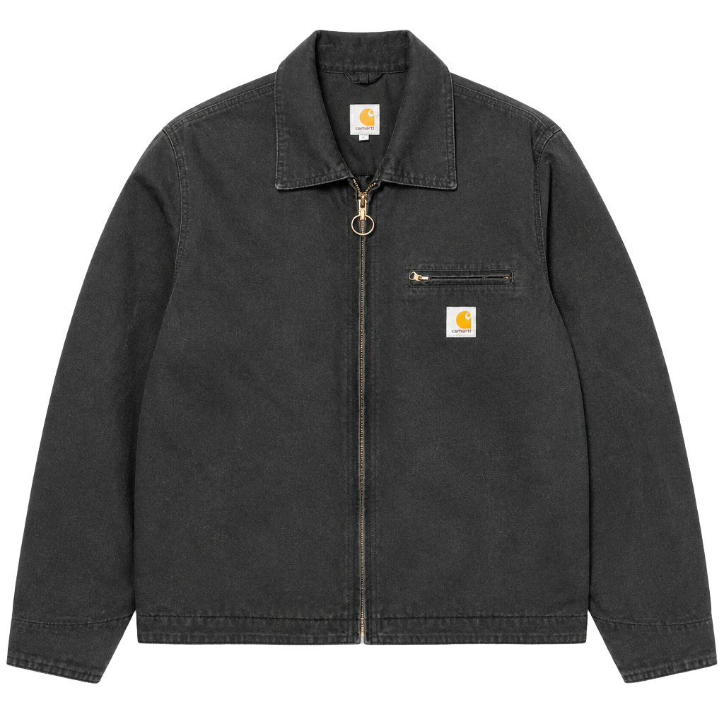 Vintage Carhartt J01 Detroit Duck Canvas Blanket-Lined Work Jacket 1