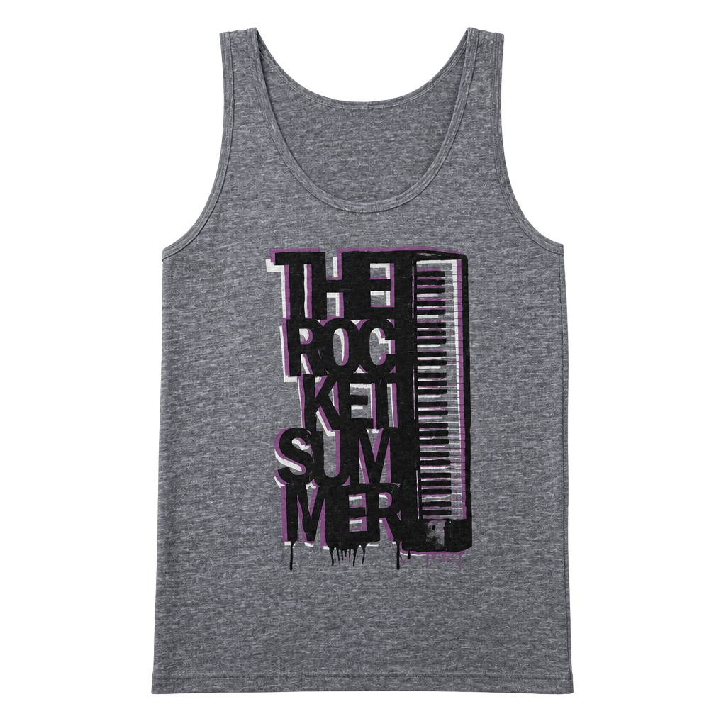 The Rocket Summer Band Tank Top Gray Size M 1