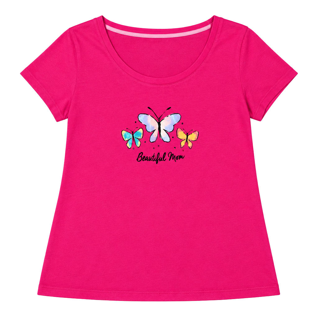 Secret Treasures Beautiful Mom Butterfly Graphic T-Shirt XL 16-18 1