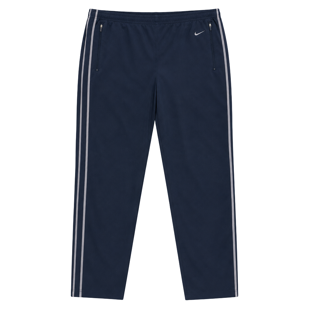 Nike Dri-FIT Track Pants Size L Navy Blue Athletic 1