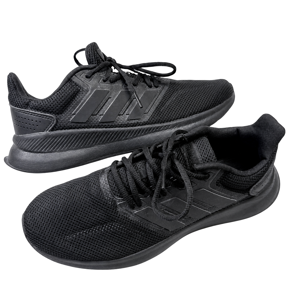 Adidas Runfalcon Core Triple Black Running Sneaker Mens 8 G28970 1